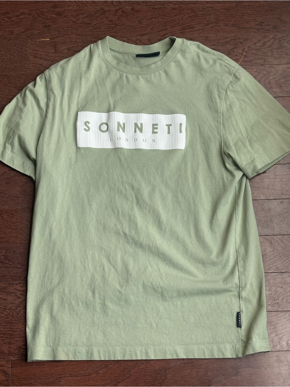 London Men's Sage Green Logo Tee